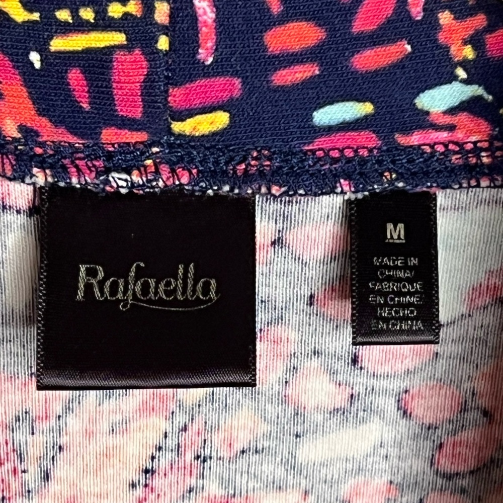 🌟3 for $25🌟 Rafaella Women’s Vibrant Bold Patterned Top - Picture 4 of 12